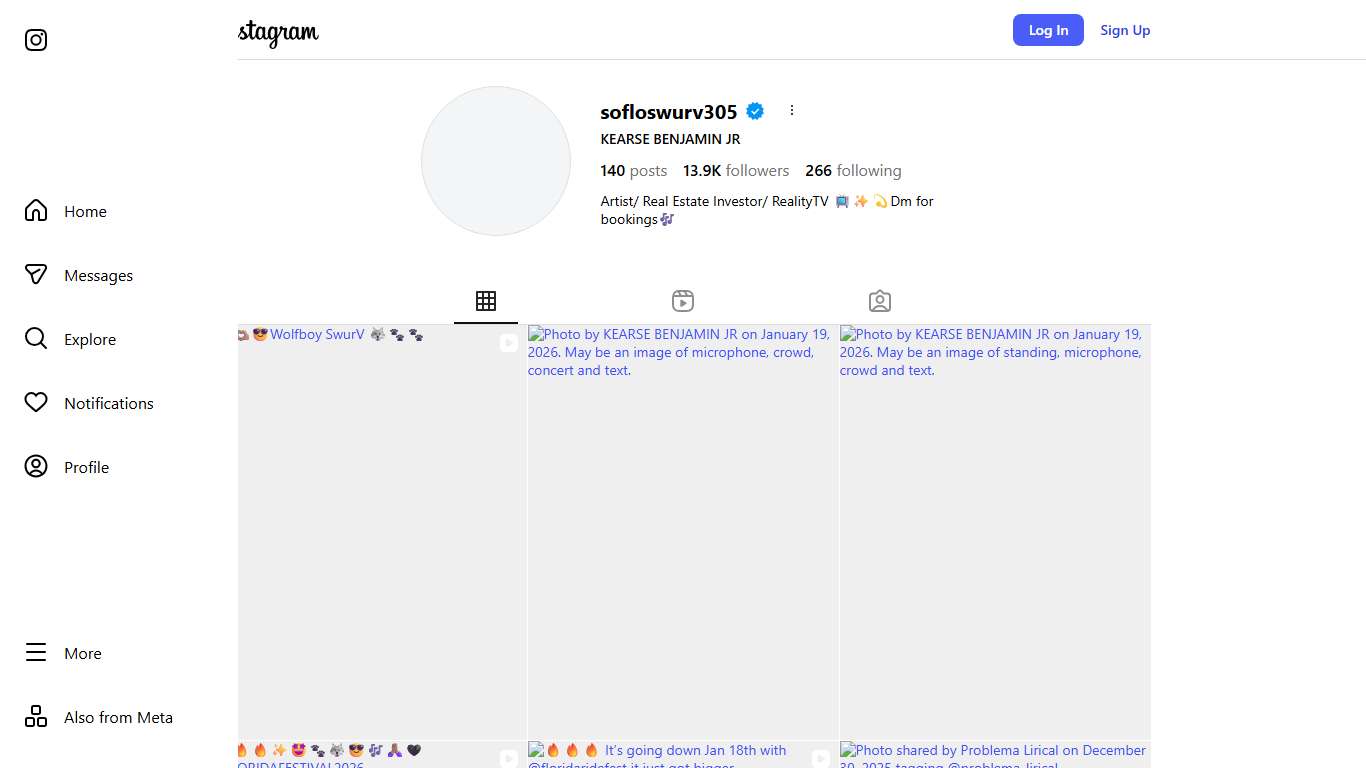 KEARSE BENJAMIN JR (@sofloswurv305) • Instagram photos and videos